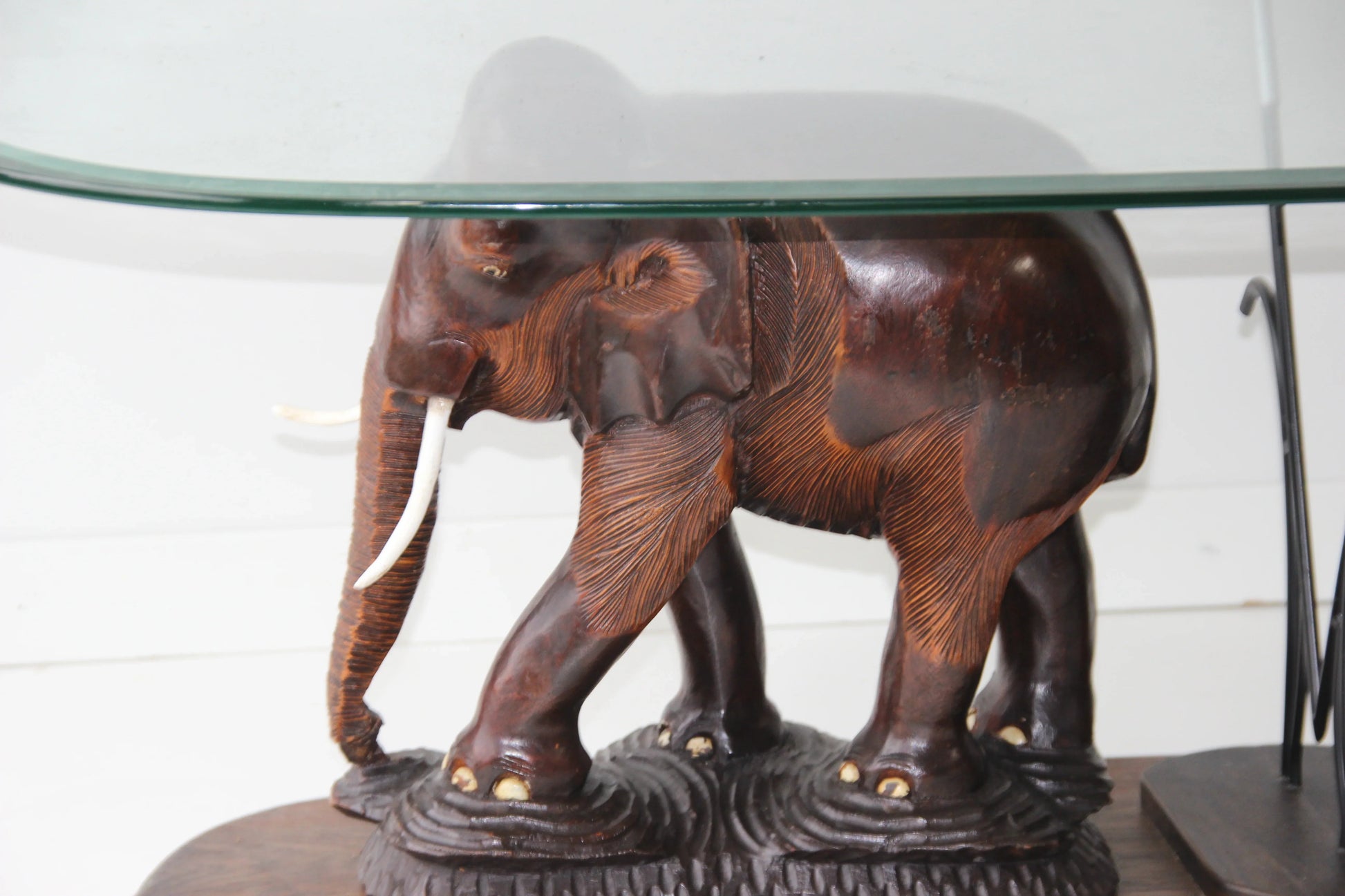Elephant Coffee Table Around 1960s Elephant Coffee Table Around 1960s
