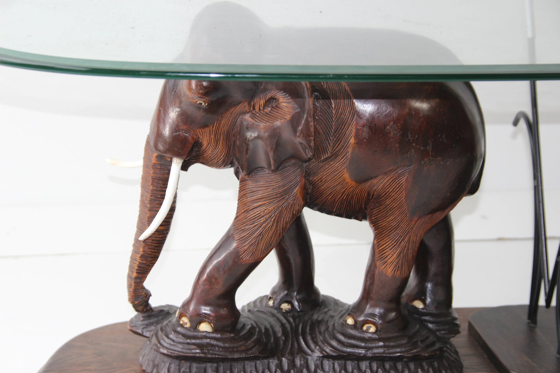Elephant Coffee Table Around 1960s Elephant Coffee Table Around 1960s