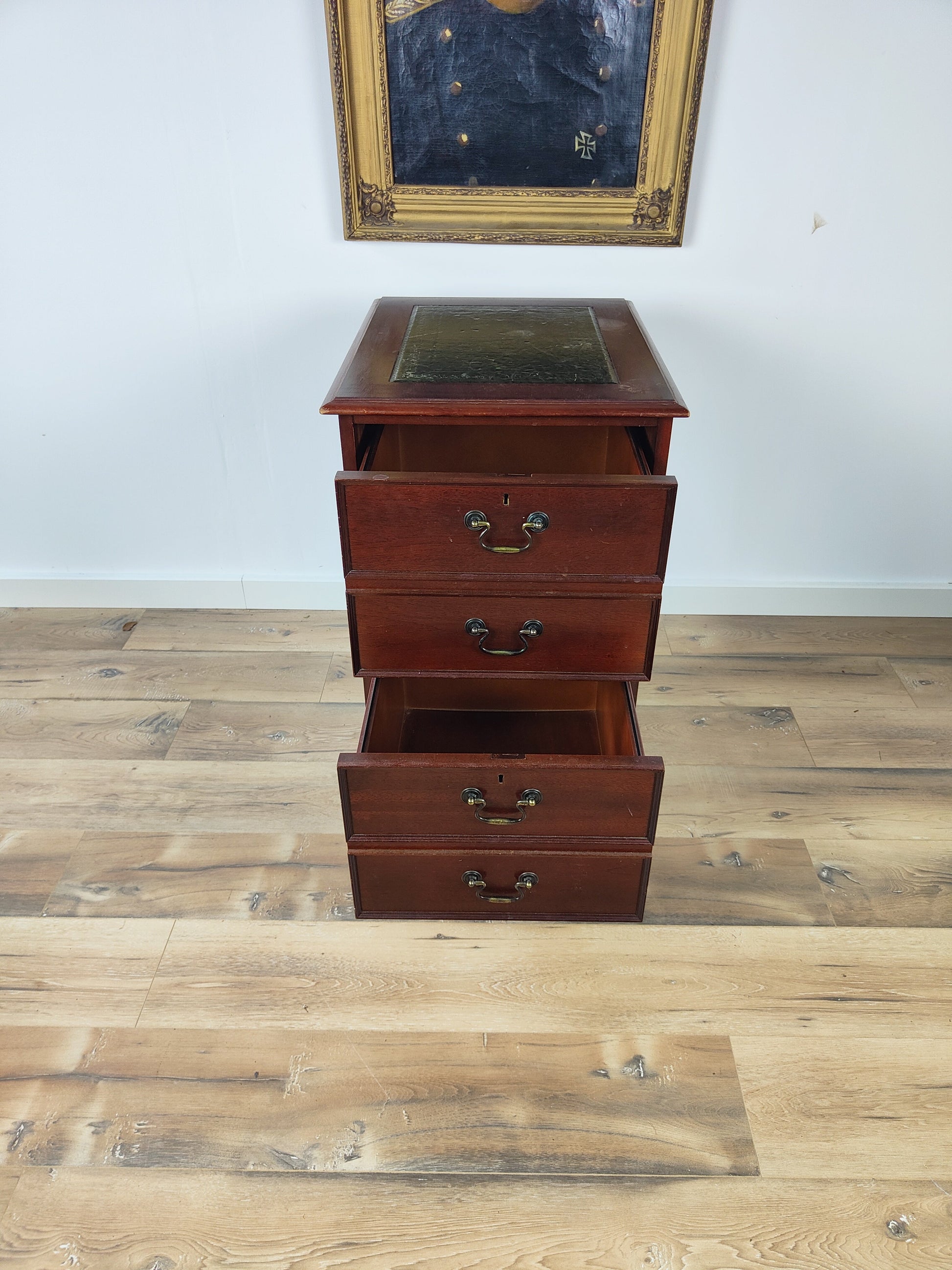 English Chesterfield Filing Cabinet English Chesterfield Filing Cabinet
