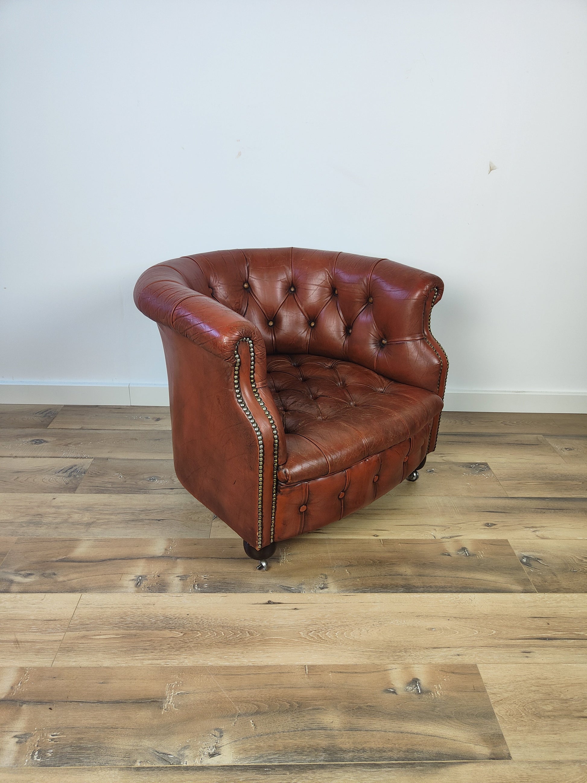 Small Chesterfield Leather Armchair Small Chesterfield Leather Armchair